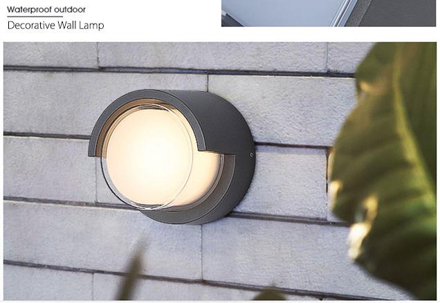 Lámpara de pared exterior LED